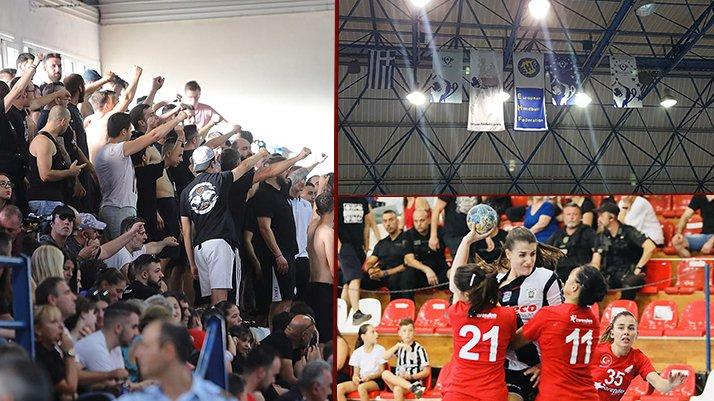 Selanik'te Türk bayrağına ve kadın sporculara ırkçı saldırı!