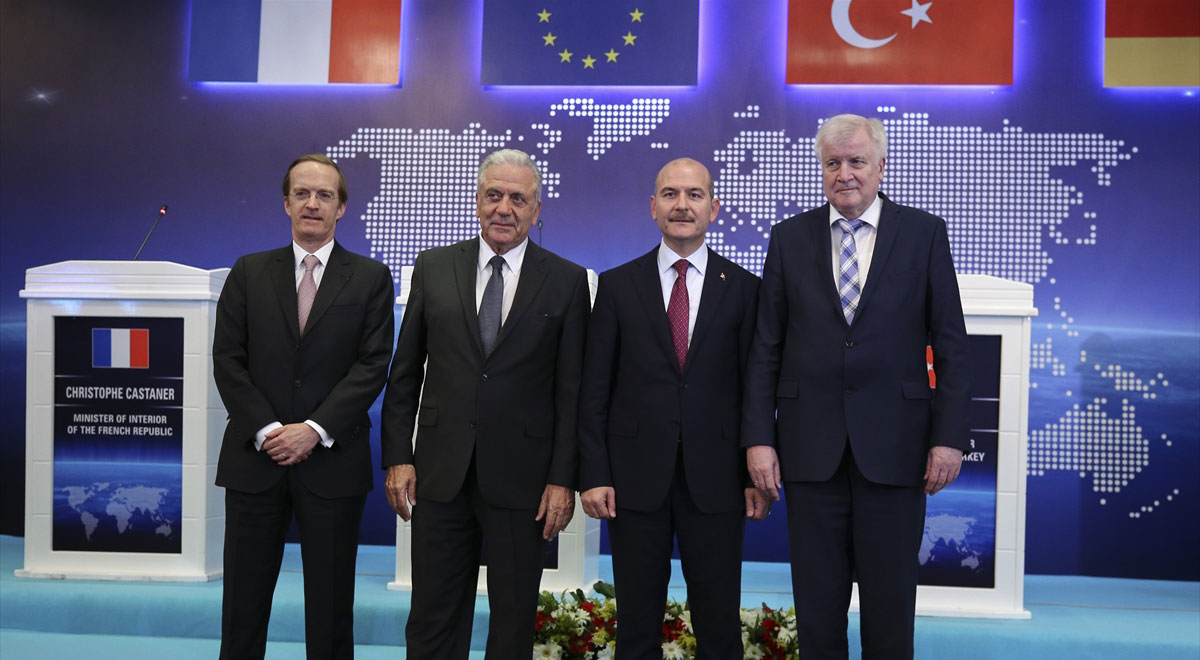 Türkiye, AB, Almanya ve Fransa göç sorununu masaya yatırdı