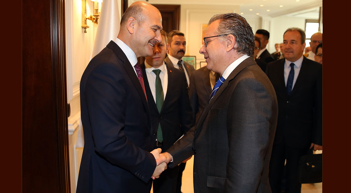 Bakan Soylu Kumuçakos ile görüştü