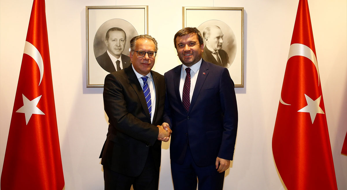 Kumuçakos Türk Dışişleri Bakan Yardımcısı Kıran ile görüştü