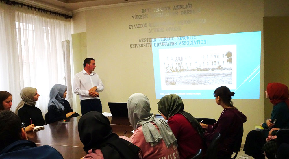 Tarihçi Harun HALİL gençlere Trakya tarihini anlattı