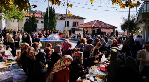 İskeçe'nin Yassıören köyünde "Kışa Merhaba" etkinliği düzenlendi