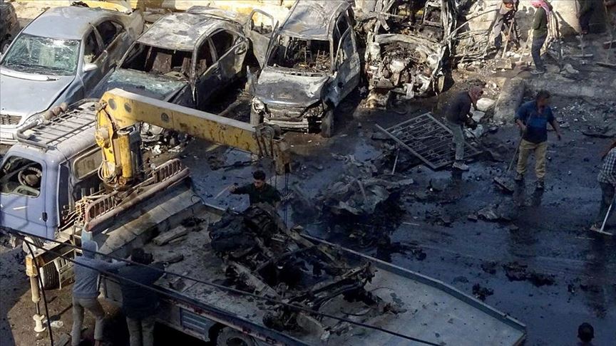 Bab'da PKK/YPG'den bombalı terör saldırısı: 18 ölü