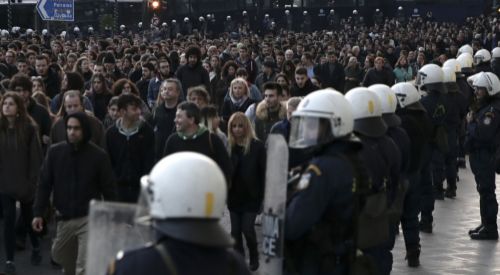Atina'da "17 Kasım" gösterisi
