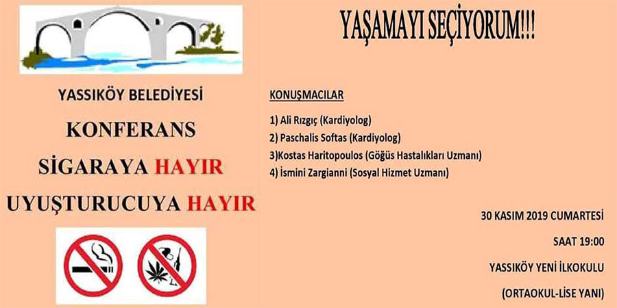 Yassıköy’de bağımlılık konusunda konferans düzenlenecek