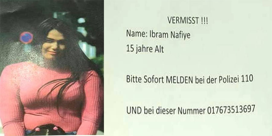 Gümülcineli 15 yaşındaki Nafiye Almanya’da kayıp