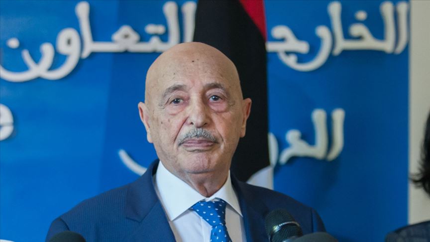 Darbeci Hafter yanlısı Meclis Başkanı Salih Rumların desteğini istedi