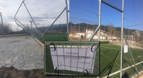 Yassıköy Belediyesi yönetimi 5 köyün halı sahasını mühürledi