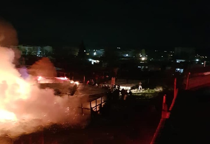 Gümülcine'de Alankuyu'daki yangında bir çocuk yandı