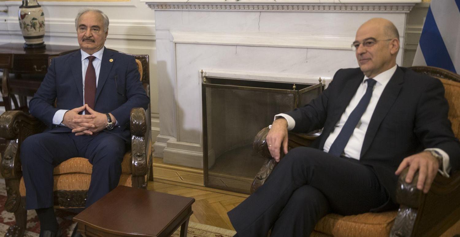 Bakan Dendias, Hafter'e “Berlin Konferası'nda yapıcı olun” dedi