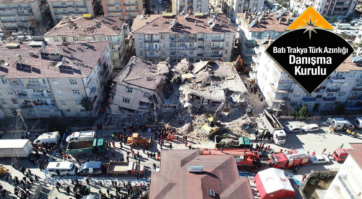 Batı Trakya Türklerinden Anavatana taziye ve destek mesajları