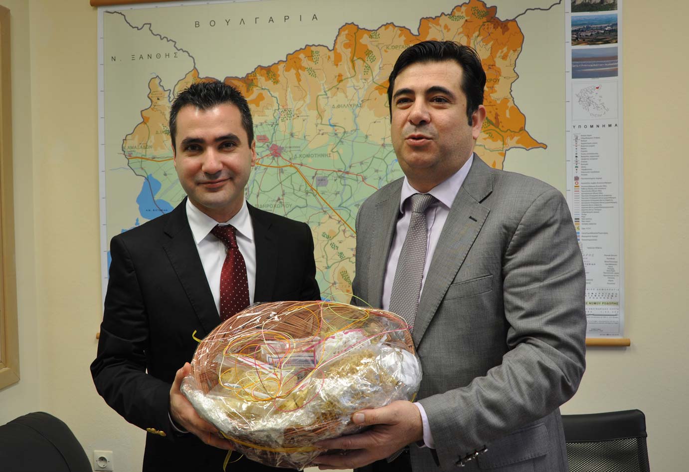 Başkonsolos İlhan Şener Eyalet Başkan Yardımcısı Ercan Hüseyin’i ziyaret etti