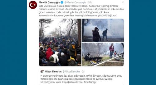 Çavuşoğlu: Yunanistan, kapısına gelenlere insan gibi davranmalıdır