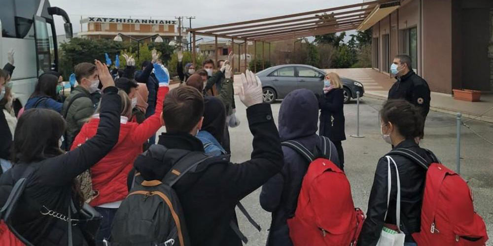 Türkiye’den gelen öğrenciler Gümülcine’de otele yerleştirildi