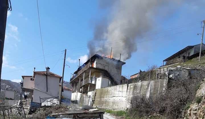 Balkan bölgesinde bir soydaşımızın evi yandı