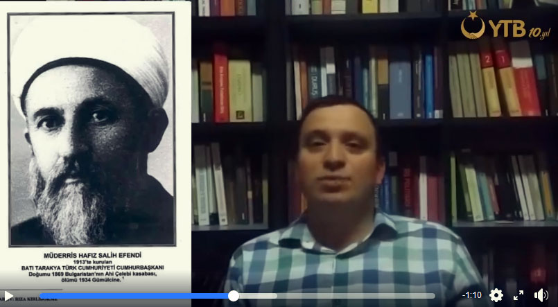 Batı Trakyalı tarihçi Harun Halil Müderris Hafız Salih Efendi'yi anlattı