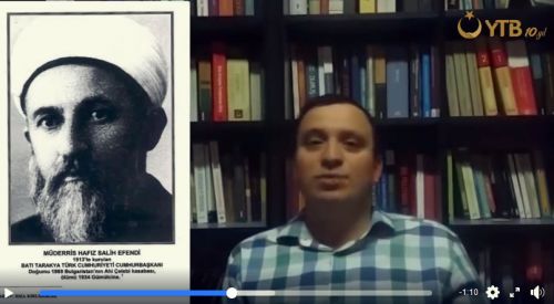 Batı Trakyalı tarihçi Harun Halil Müderris Hafız Salih Efendi'yi anlattı