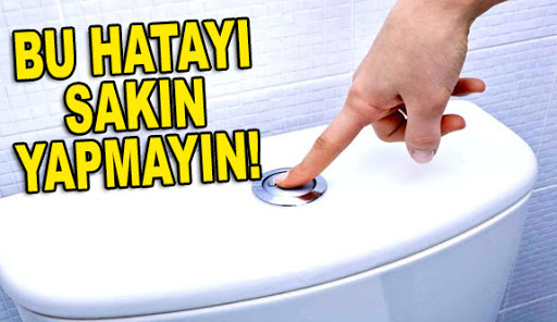 Klozet kapağı açıkken sifon çekmek koronavirüs bulaştırabilir