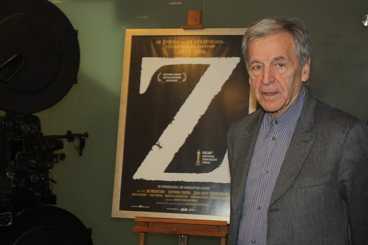 Oscar ödüllü “Z” filminin ünlü Yunan Yönetmeni Costa Gavras: Yunan ve Türk sinemacılar değişime öncülük yapabilir