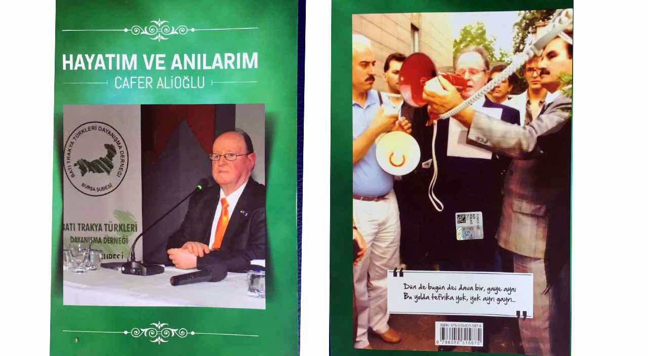 Cafer Alioğlu'nun ‘Hayatım ve Anılarım’ isimli kitabı yayınlandı