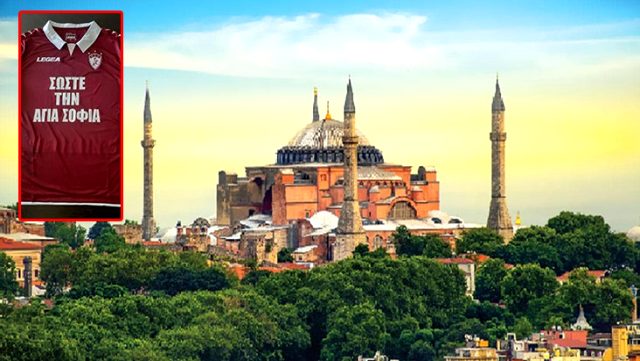 Larissa Futbol takımı: Ayasofya'yı kurtarın