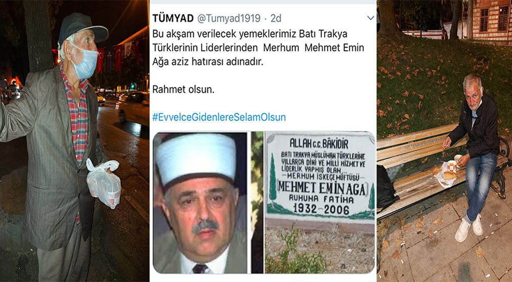 TÜMYAD, Mehmet Emin Aga anısına yemek dağıttı