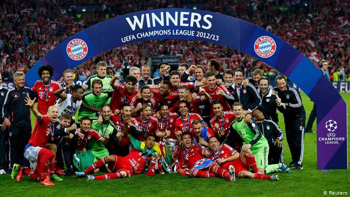 Şampiyonlar Ligi kupasını kazanan Bayern Münih oldu