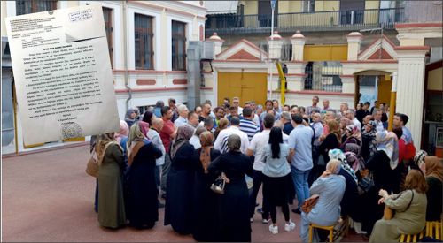 İskeçe Belediyesi muhalefet azaları Azınlık Lisesi derslik sorununu gündeme getirdi