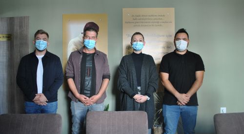 Çelebiköy  futbol takımı yöneticileri DEB Partisini ziyaret etti