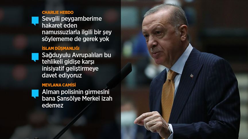 'Peygamber efendimize yapılan saldırılara karşı durmak bizim şeref meselemizdir'