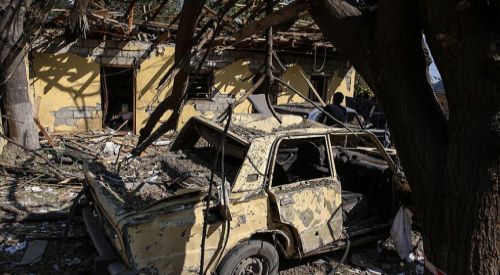 Türk düşmanı Ermeniler Kelbecer'deki evleri ve ormanlık alanları ateşe verdi