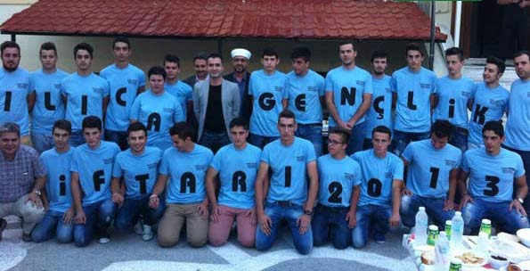 Ilıca gençliğinden örnek iftar organizasyonu
