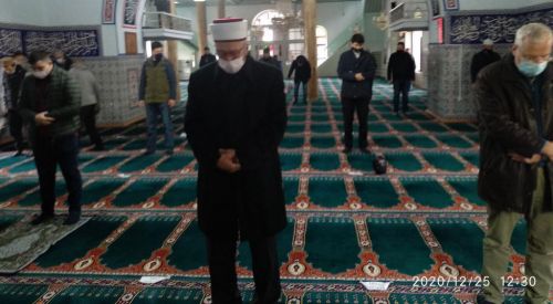 Batı Trakya'da 6 hafta sonra cuma namazı kılındı