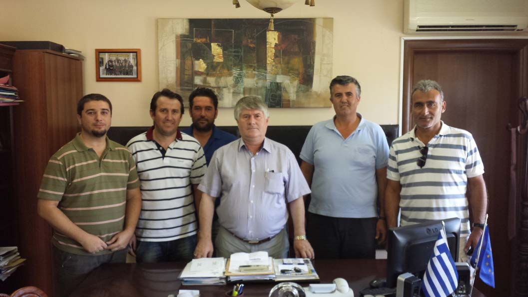 Kurcalı Takımı Yöneticilerinden Belediye Başkanı İbrahim Şerif'e Ziyaret