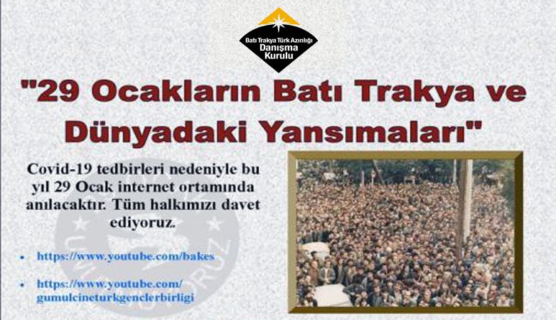 29 Ocaklar bu yıl internet ortamında anılacak