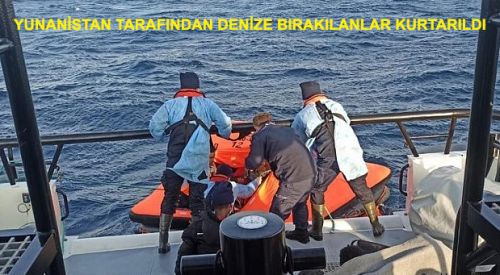Kurtarılan 3 göçmenin Yunanistan tarafından denize bırakıldığı belirlendi