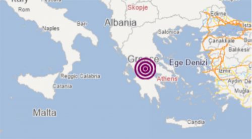 Yunanistan'da deprem