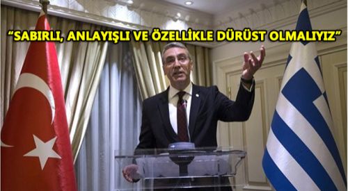 Türkiye'nin Atina Büyükelçisi Özügergin, Türk-Yunan ilişkilerini değerlendirdi