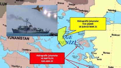 Türkiye: Yunan savaş uçakları gemimizi taciz etti