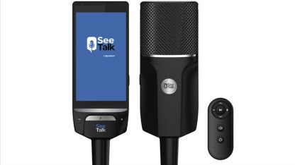 Yeni teknoloji ürünü 'SeeTalk', prompter ve mikrofonu buluşturdu