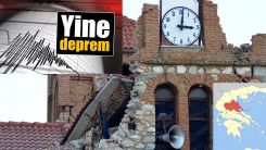 Yunanistan'da yine deprem oldu