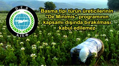 DEB Partisi tütün üreticilerine yapılan haksızlıklara tepki gösterdi