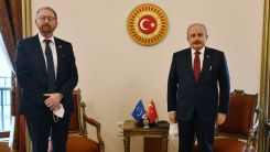 TBMM Başkanı Şentop, AKPM Başkanı Daems'a Batı Trakya Türklerinin sıkıntılarını hatırlattı