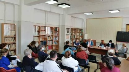 Syriza’nın yerel yöneticilerinden hastaneye ziyaret