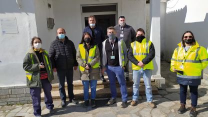 Dört muhtar AVAX doğal gaz şirketi yetkilileriyle görüştü