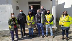 Dört muhtar AVAX doğal gaz şirketi yetkilileriyle görüştü