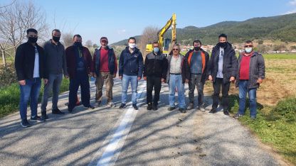 Susurköy – Kozlardere yolunda onarım çalışmaları başladı