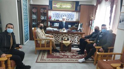 Gümülcine'deki Köprü Derneği Müftü Şerif'i ziyaret etti