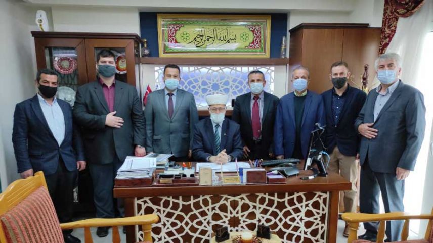Gümülcine Müftüsü İbrahim Şerif'e bir destek ziyareti daha