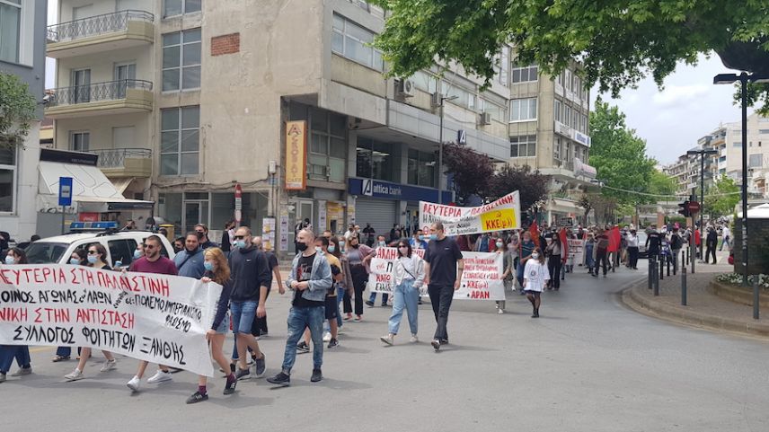 İsrail'in Mescid-i Aksa ve Gazze'ye yönelik saldırıları Atina ve İskeçe'de protesto edildi